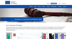 Desktop Screenshot of iprhelpdesk.eu